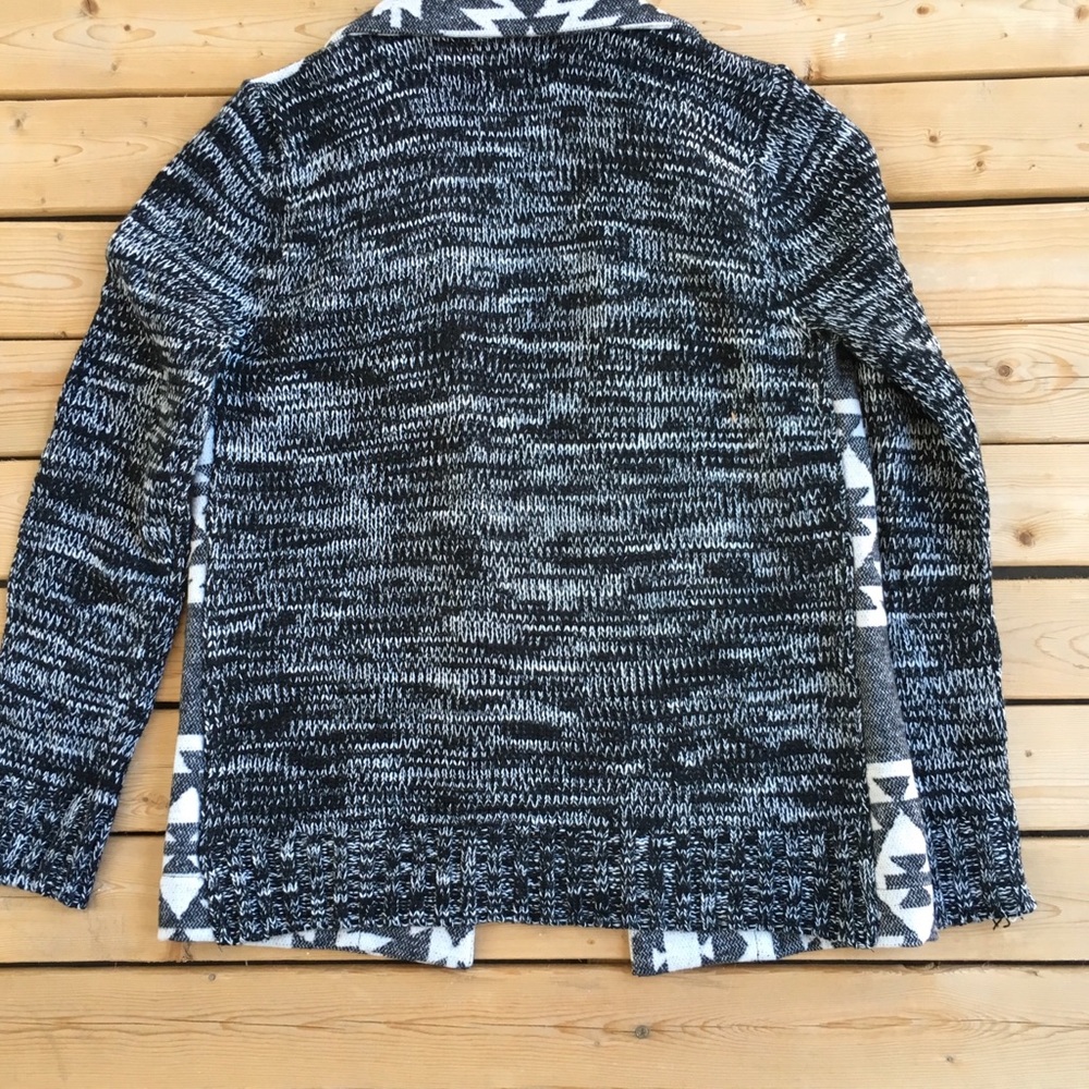 NWT Skies are blue Aztec Wool Gray coat S - Picture 2 of 5